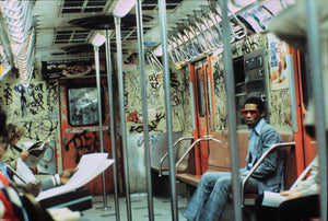 ***Underground 1*** NY Subway, orange -The Photographers Limited art collection